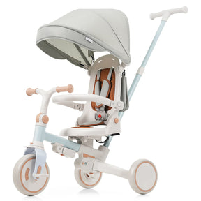 7-in-1 Multifunctional Foldable Baby Tricycle With Canopy - Omega Lifestyles