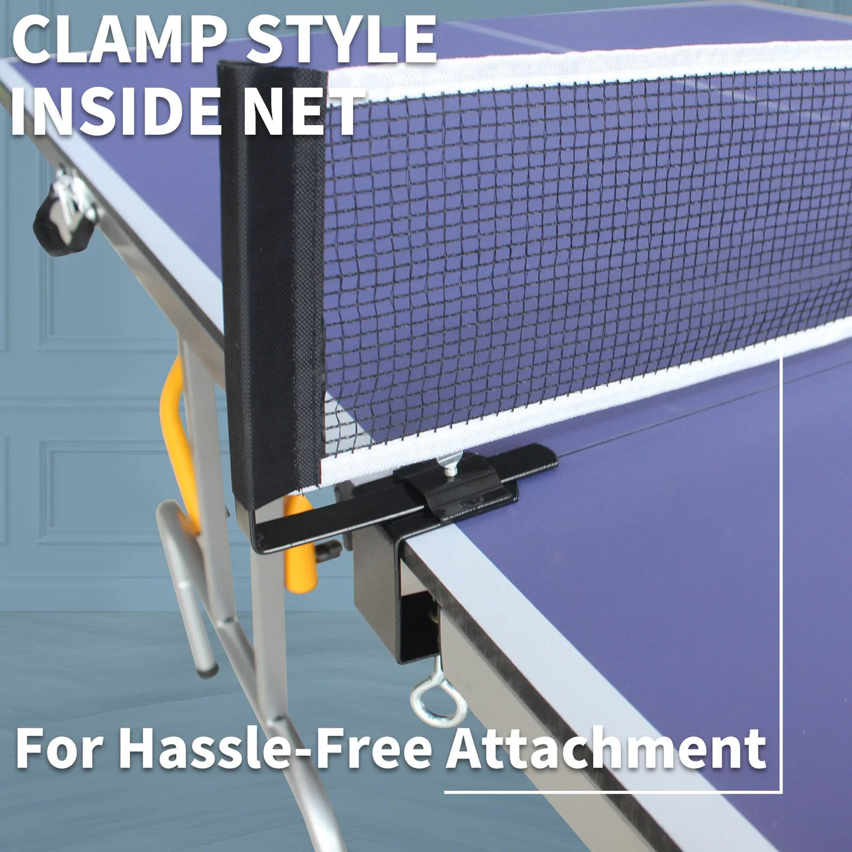 Mid-Size Foldable Table Tennis Table Set With Net & Paddles - Omega Lifestyles