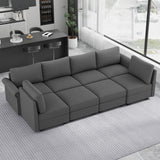 Modern Modular U-Shaped 8-Seater Memory Foam Sofa - Omega Lifestyles