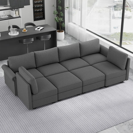 Modern Modular U-Shaped 8-Seater Memory Foam Sofa - Omega Lifestyles