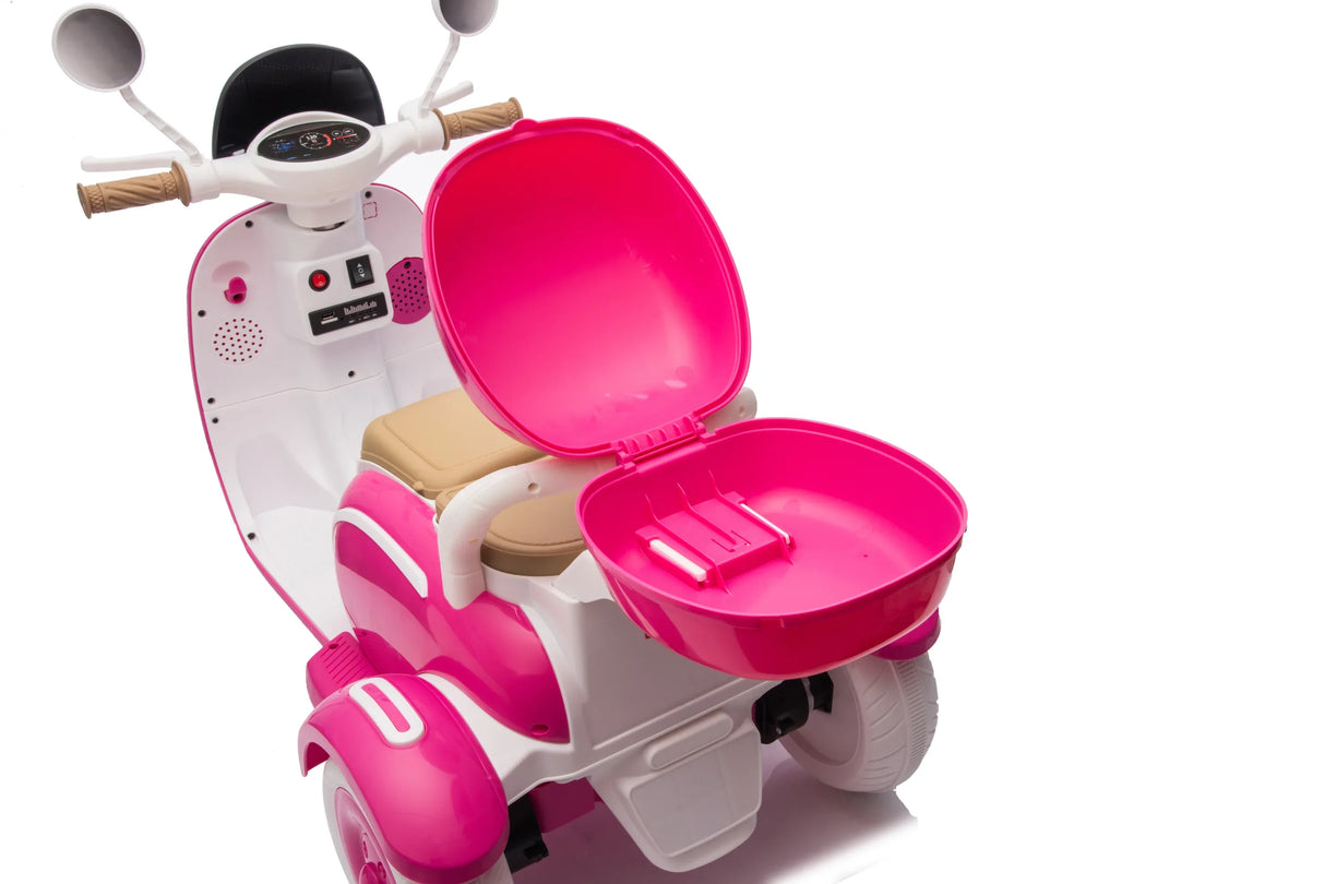 12V Two-Seater Kids Electric Motorcycle With Bluetooth - Omega Lifestyles