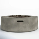 Modern Fiber Reinforced Concrete Outdoor Fire Pit Table - Omega Lifestyles