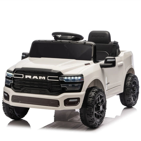 Licensed Dodge RAM 3500 12V Dual Motor Kids Ride-On Truck - Omega Lifestyles