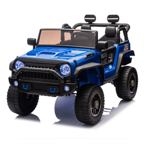 24V Two-Seater Bluetooth Remote Control Ride-On Truck - Omega Lifestyles