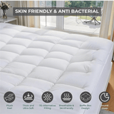 Soft Twin Cotton Plush Quilted Mattress Pad - Sleep Galleria