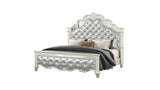 Contemporary Upholstered Tufted Wood Queen Bed Frame - Omega Lifestyles