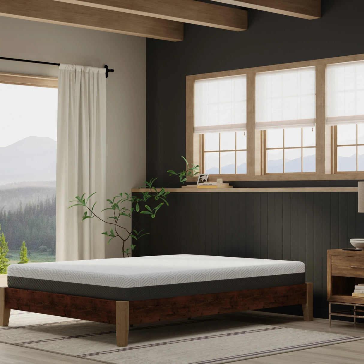 Full Firm 8-Inch Pur Chill Cooling Memory Foam Mattress - Omega Lifestyles