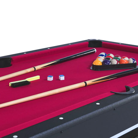 6-Foot Engineered Wood Pool Table With Tennis Top - Omega Lifestyles