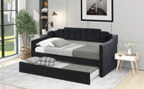 Upholstered Twin Daybed With Wheeled Trundle - Omega Lifestyles