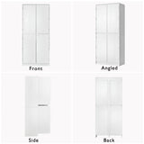 Modern Curved Design Kitchen Pantry Cabinet With Drawer - Omega Lifestyles