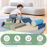 Colorful Soft Foam Kids Climb And Crawl Playset - Omega Lifestyles