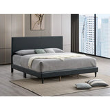 King Upholstered Adjustable Height Faux Leather Bed Frame - Omega Lifestyles