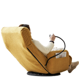 Adjustable Yellow Soft Plush Swivel Lounge Chair - Omega Lifestyles