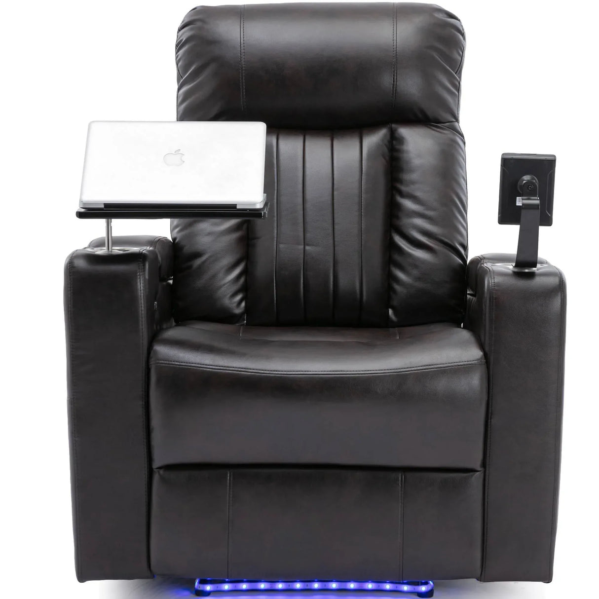 Electric Power Recliner Chair With Storage Cupholders Tray - Omega Lifestyles