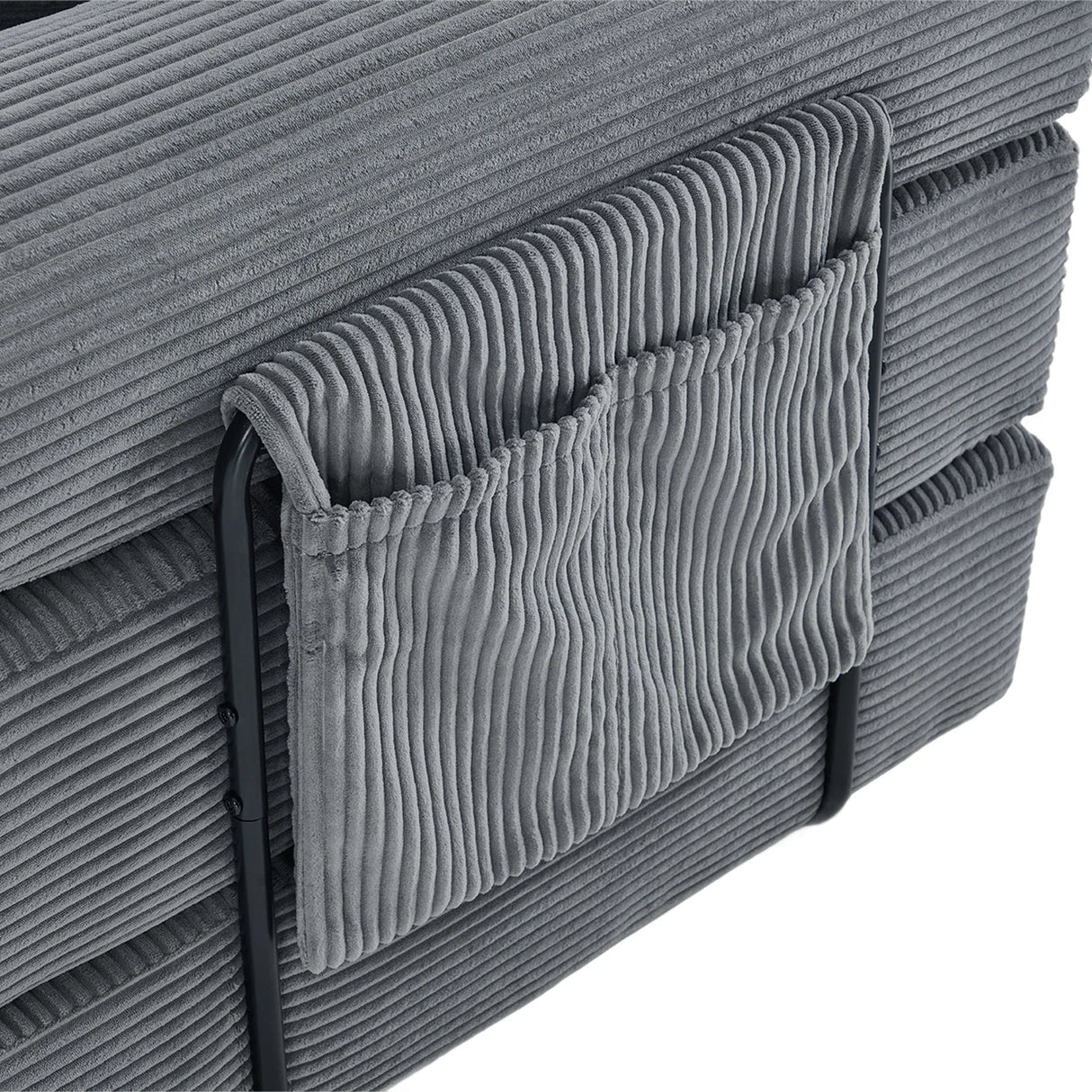 Convertible Corduroy Memory Foam Folding Sofa Bed - Omega Lifestyles