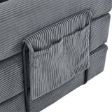 Convertible Corduroy Memory Foam Folding Sofa Bed - Omega Lifestyles