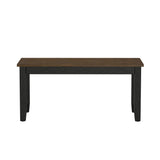 Brown Wood 6-Piece Contemporary Dining Table Set - Omega Lifestyles