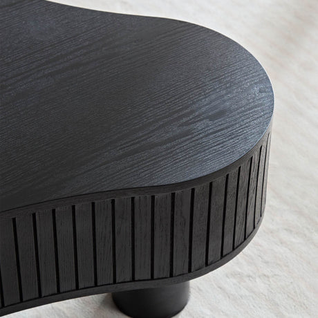Modern Irregular Shaped Solid Wood Coffee Table - Sleep Galleria