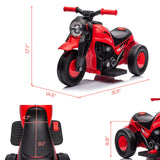 6V Red Toddler Electric Motorcycle With Bubbles Music - Omega Lifestyles