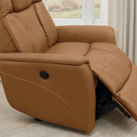 Power Recliner With Manual Headrest And Power Footrest - Omega Lifestyles