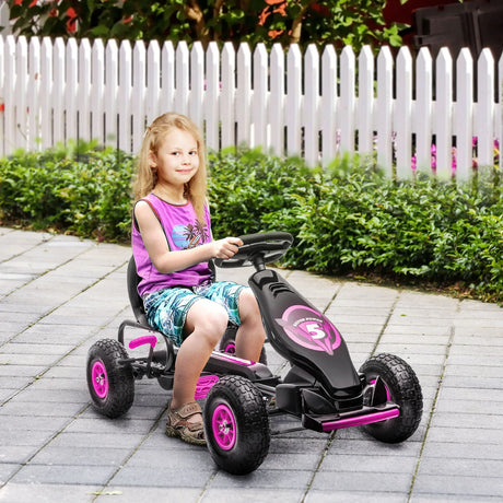 Kids Pedal Go Kart With Ergonomic Seat And Suspension - Omega Lifestyles