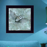 Framed Multicolor Owl Wall Art Print - Omega Lifestyles