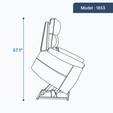 Dual Motor Power Lift Recliner Chair With Massage Heating - Omega Lifestyles