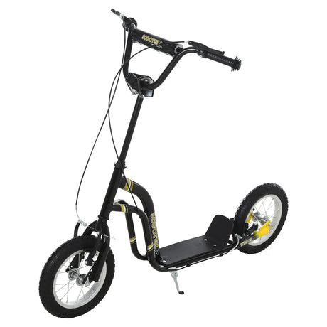 Youth Adjustable Height Dual Brake 12-Inch Scooter For Kids - Omega Lifestyles