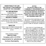 Full Teddy Fleece Upholstered Daybed With Trundle And LED Light - Omega Lifestyles