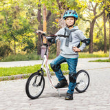 Youth Adjustable Handlebar Kick Scooter With Dual Brakes - Omega Lifestyles