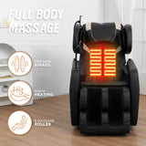 Zero Gravity Full Body Air Pressure PU Leather Massage Chair - Omega Lifestyles
