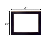 Framed Multicolor MDF Wall Art Poster - Omega Lifestyles