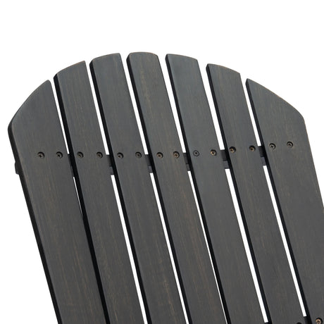 Acacia Wood Foldable Rustic Outdoor Adirondack Chair - Omega Lifestyles