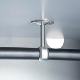 Polygon Corner Space-Saving Gray Particle Board Wardrobe - Omega Lifestyles