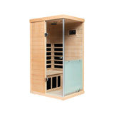 Mini Hemlock Wood Far-Infrared Digital Control Sauna - Omega Lifestyles
