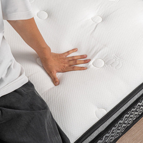 Medium 10-Inch Cooling Gel Memory Foam Queen Mattress - Omega Lifestyles