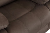 Brown Fabric Upholstered Sofa With Lumbar Support - Omega Lifestyles