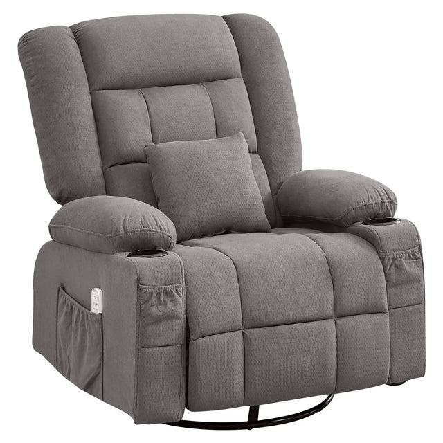 3D Kneading Heated Recliner Massage Chair With USB Port - Omega Lifestyles