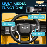 12V Licensed Chevrolet Tahoe Kids Ride-On Car With Remote Control - Omega Lifestyles