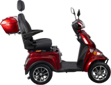 Heavy Duty 4 Wheel Red Mobility Scooter - Omega Lifestyles