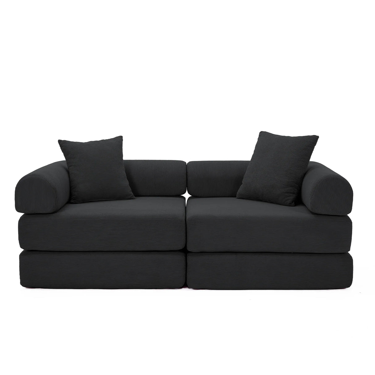 Modular Folding Convertible Corduroy Sofa Bed - Omega Lifestyles