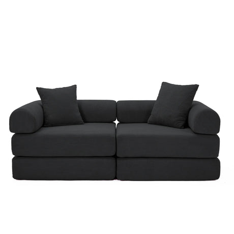 Modular Folding Convertible Corduroy Sofa Bed - Omega Lifestyles