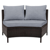 5-Piece All-Weather PE Rattan Outdoor Patio Sofa Set - Omega Lifestyles