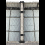 Outdoor Gray HDPE Wicker 9-Piece Seating Group With Cushions - Omega Lifestyles