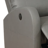 Electric Power Recliner Chair With USB Charging And Leather Upholstery - Omega Lifestyles