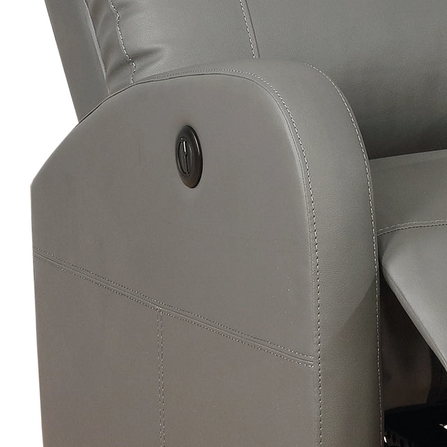 Electric Power Recliner Chair With USB Charging And Leather Upholstery - Omega Lifestyles