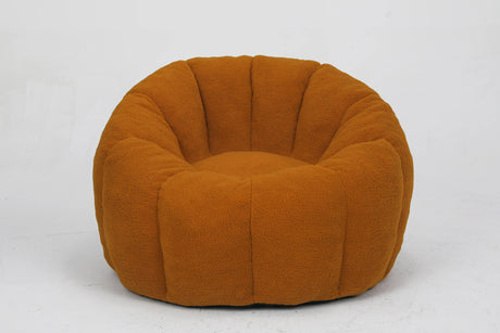 Plush Teddy Foam Bean Bag Chair With Armrests - Omega Lifestyles