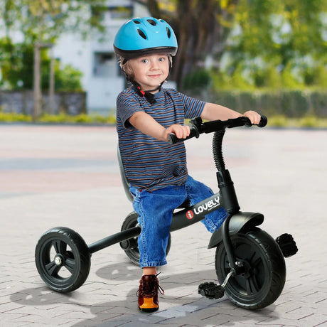 3-Wheel Ergonomic Steel Frame Ride-On Toddler Tricycle - Omega Lifestyles