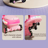 12V Electric Kids Wiggle Car With Bluetooth Lights - Omega Lifestyles