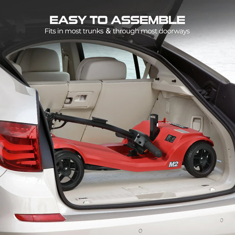 Metal Frame 4-Wheel Mobility Scooter With LED Lights - Omega Lifestyles